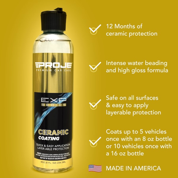 Ceramic Coating 8oz - 12-Month Ceramic Protection